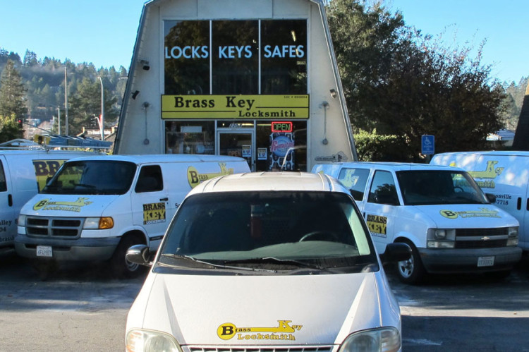 Brass Key Locksmith vans
